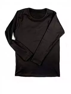 Комфортная термофутболка унисекс черного цвета E5 Underwear RT27787